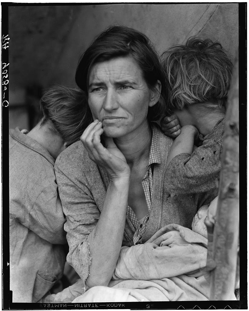 Walker Evans, Bud Fields and his family, Hale County, Alabama, 1935–36